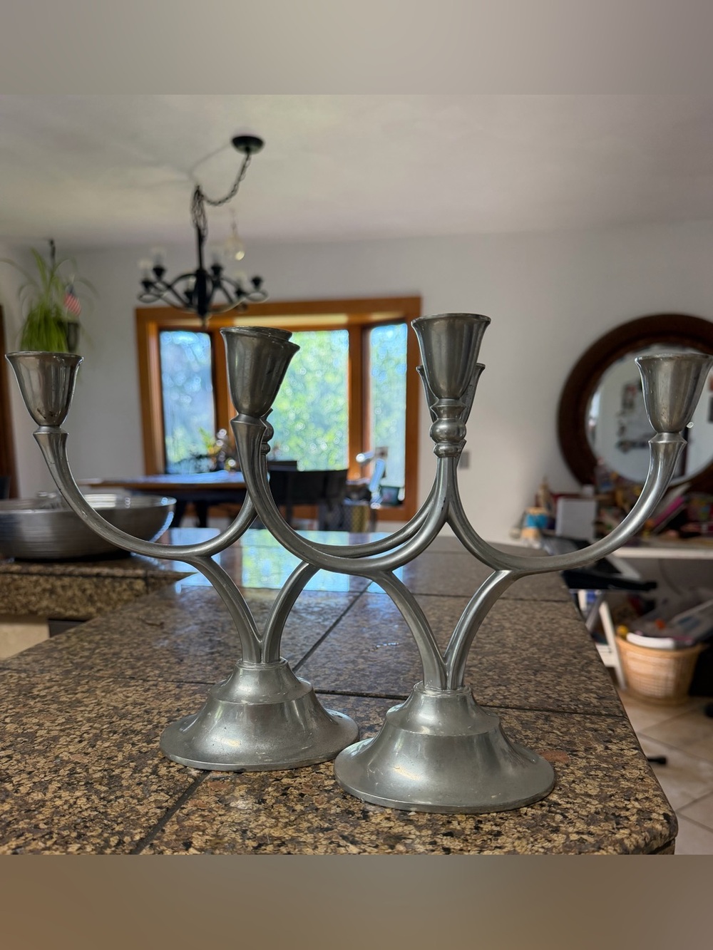 Just Andersen Made in Danmark 1930’s Candelabra set